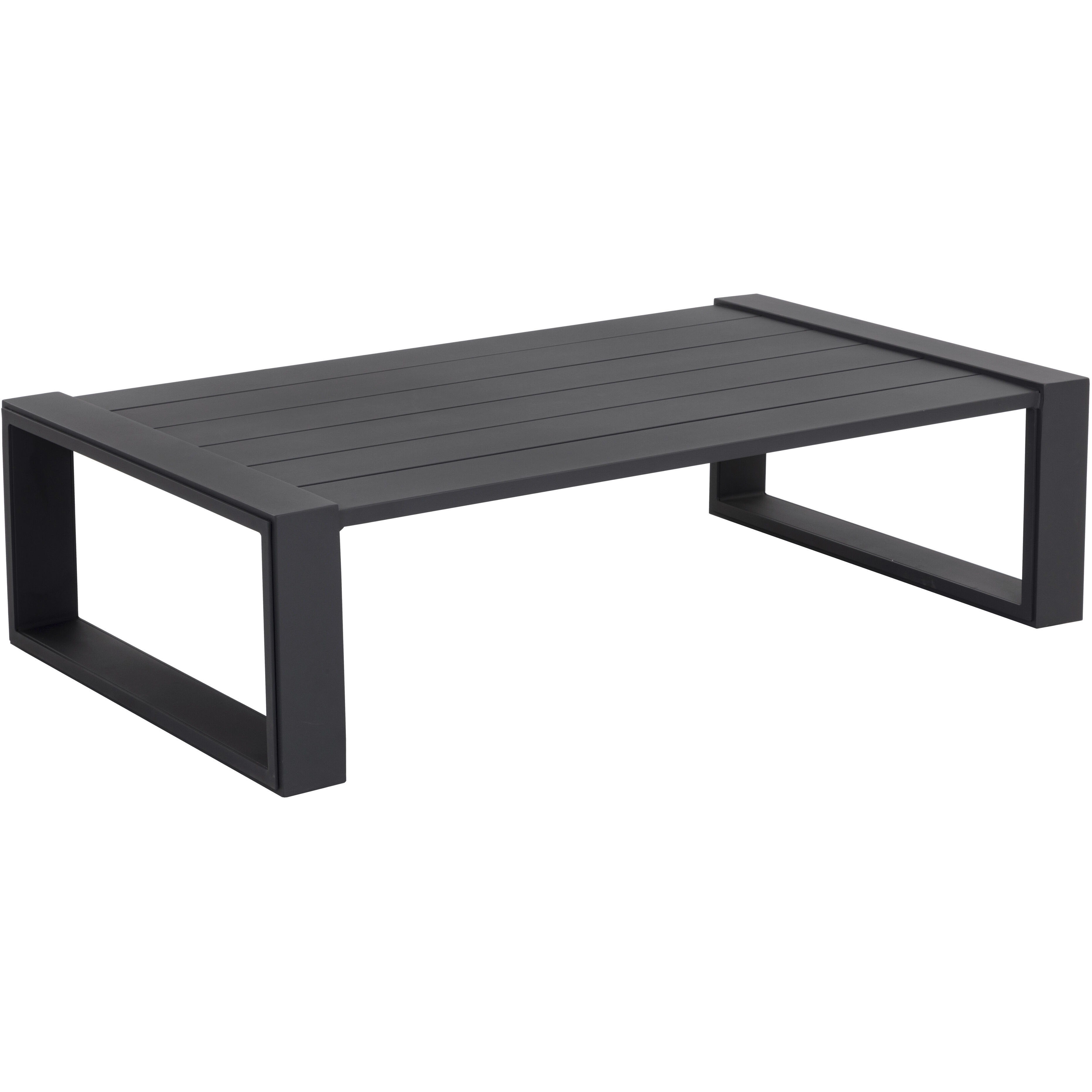 Grado 56 X 31.75 inch Charcoal Outdoor Coffee Table